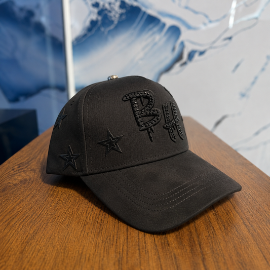 Barbas Hats Black Stars