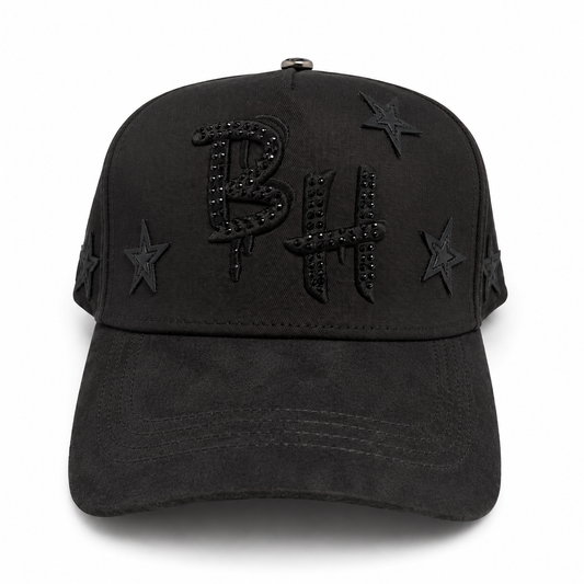 Barbas Hats Black Stars